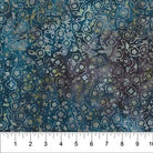 108" Wide Batik Small Floral Pearl Blue - Remnant 34" x 108" - Nebraska Quilt Company - PC2502130