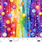 108" Wide Bubble Pops Multi Remnant 24" x 108" - 4418-35 - Blank Quilting - Nebraska Quilt Company - PC261282