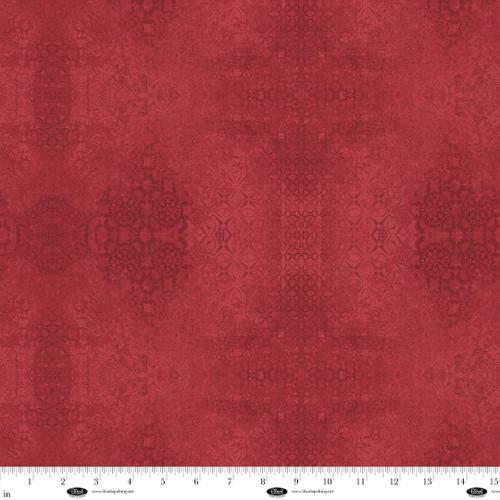 108" Wide Casabella Textured Damask Red - 4211 - 88 - Blank Quilting - Nebraska Quilt Company - F250787