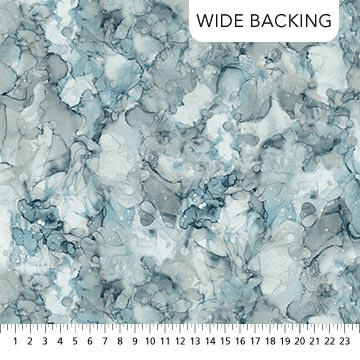 108" Wide City Harbor Light Blue Remnant 38" x 108" - B27581 - 42 - Northcott Fabrics - Nebraska Quilt Company - PC261054