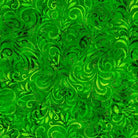 108" Wide Color Essence Dotted Scroll Kelly Green - 31095 - GH - QT Fabrics - Nebraska Quilt Company - F2403113