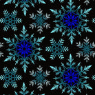 108" Wide Crystal Frost Snowflakes Black - 1340 - 97 - Henry Glass & Co. - Nebraska Quilt Company - F2402366