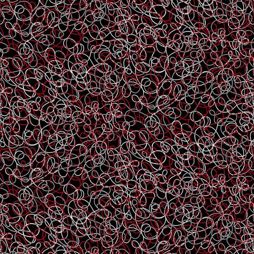 108" Wide Du Jour Loops Black Remnant 32" x 108" - Nebraska Quilt Company - PC250992