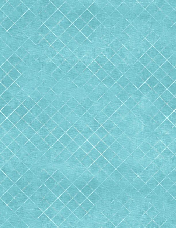 108" Wide Essentials Trellis Light Teal - Nebraska Quilt Company - F83423