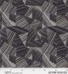 108" Wide Geode Black - 5318 DS - P & B Textiles - Nebraska Quilt Company - F07387