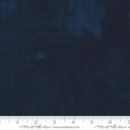 108" Wide Grunge Basics True Blue Remnant 53" x 108 - 11108 558 - Moda Fabrics - Nebraska Quilt Company - PC261459