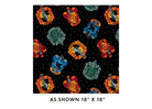 108" Wide Harry Potter House Crests Black - 15219W12B - Benartex - Nebraska Quilt Company - F2502259