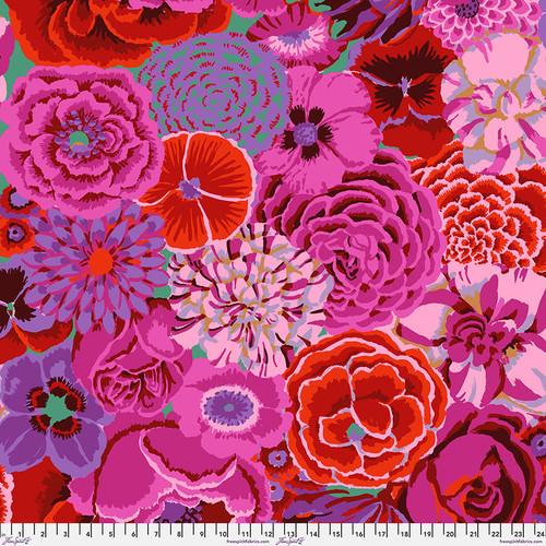 108" Wide Kaffe Fassett Collection Bekah Magenta Multi - QBGP012.MAGENTA - FreeSpirit Fabrics - Nebraska Quilt Company - 108" Wide Kaffe Fassett Collection Bekah Magenta Multi - QBGP012.MAGENTA - FreeSpirit Fabrics