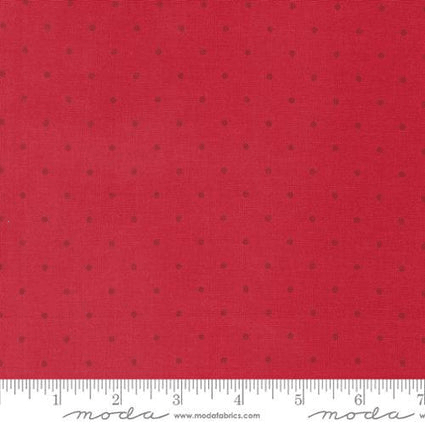 108" Wide Magic Dot Cherry Red 56" x 108" Remnant - 108026 15 - Moda Fabrics - Nebraska Quilt Company - 108" Wide Magic Dot Cherry Red 56" x 108" Remnant - 108026 15 - Moda Fabrics
