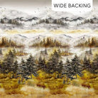 108" Wide Misty Morning Scenic Ochre Multi - B28646 - 54 - Northcott Fabrics - Nebraska Quilt Company - F251626
