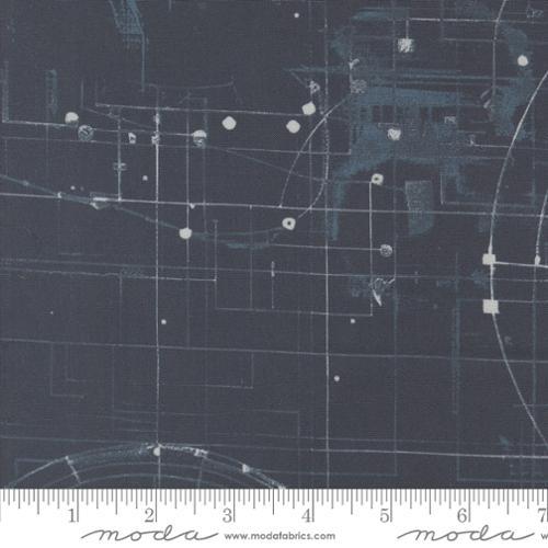 108" Wide Modern Backgrounds Blueprint Navy Blue - 108027 14 - Moda Fabrics - Nebraska Quilt Company - F2402752