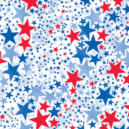 108" Wide Starlight White/Multi Remnant 28" x 108" - 12895W - 90 - Benartex - Nebraska Quilt Company - PC260998