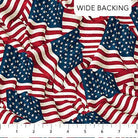 108" Wide Stars & Stripes 13 Stonehenge Flag Toss Multi - B27882 - 49 - Northcott Fabrics - Nebraska Quilt Company - F2402330