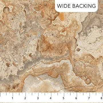 108" Wide Stonehenge Rooted Marble Texture Beige Remnant 36" x 108" - B28770-12 - Northcott Fabrics - Nebraska Quilt Company - PC261283