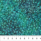 108" Wideback Batik Small Floral Dark Teal Remnant 43" x 108" - Nebraska Quilt Company - PC250993