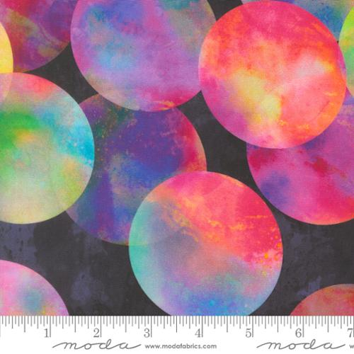 108" Wideback Gradients Gallery Rainbow Black - 108045 11 - Moda Fabrics - Nebraska Quilt Company - F261645