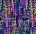 108" Wideback Kaleidoscope Royal Gemstone Remnant 29" - Nebraska Quilt Company - PC08553