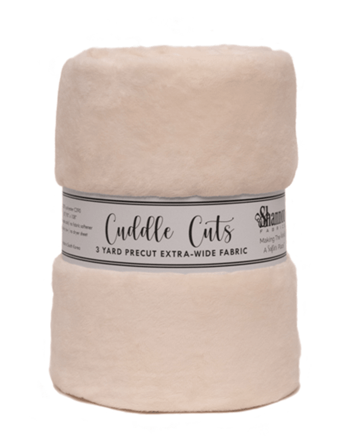 110" Wide 3 Yard Cuddle® 110" Cut Ivory - Nebraska Quilt Company - PC2502239