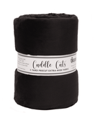 110" Wide Cuddle 3 Black 3-Yard Cut - Nebraska Quilt Company - PC2502235
