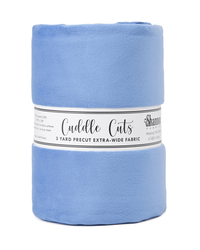 110" Wide Cuddle 3 Bluebell 3-Yard Cut - Nebraska Quilt Company - PC261887