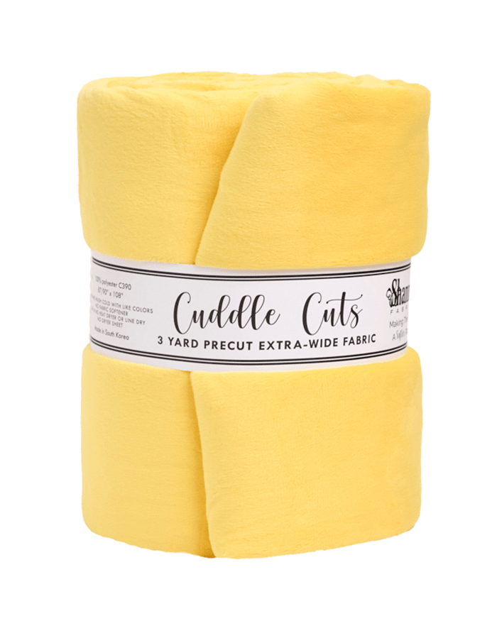 110" Wide Cuddle 3 Sunshine 3-Yard Cut - Nebraska Quilt Company - PC261885