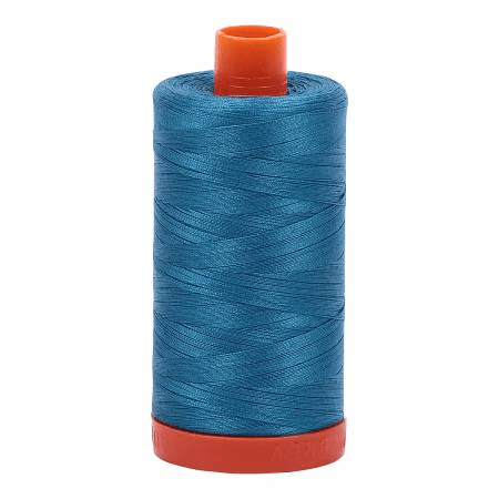 1125 Medium Teal 50wt Aurifil Thread 1,422 Yards - Nebraska Quilt Company - NT00560