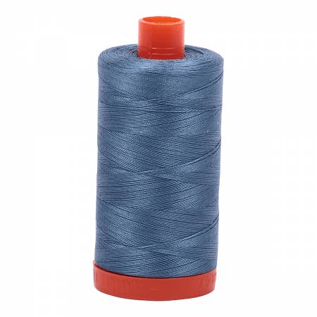 1126 Blue Gray 50wt Aurifil Thread 1,422 Yards - Nebraska Quilt Company - NT00656