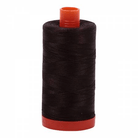 1130 Very Dark Brown 50wt Aurifil Thread 1,422 Yards - Nebraska Quilt Company - NT00658
