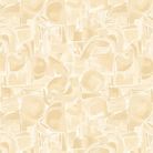 118" Wide Spectral Abstract Shapes Ivory Cream Remnant 47" x 118" - 118SPECTRAL-B-3115-41 - Blank Qu - Nebraska Quilt Company - PC261449