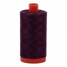 1240 Very Dark Eggplant 50wt Aurifil Thread 1,422 Yards - Nebraska Quilt Company - NT09723