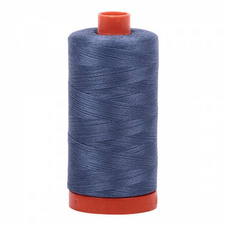 1248 Dark Grey Blue 50wt Aurifil Thread 1,422 Yards - Nebraska Quilt Company - NT09763
