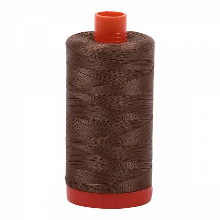1318 Dark Sandstone 50wt Aurifil Thread 1,422 Yards - Nebraska Quilt Company - NT00665