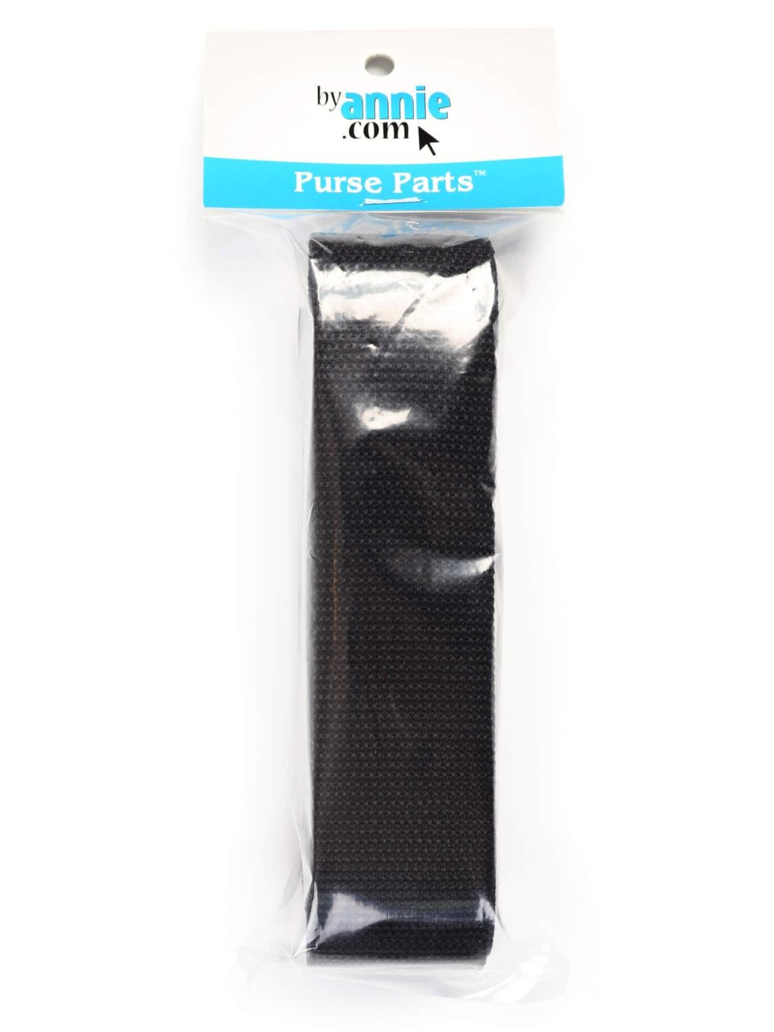 1.5" x 3yd Strapping Black - Nebraska Quilt Company - N04479