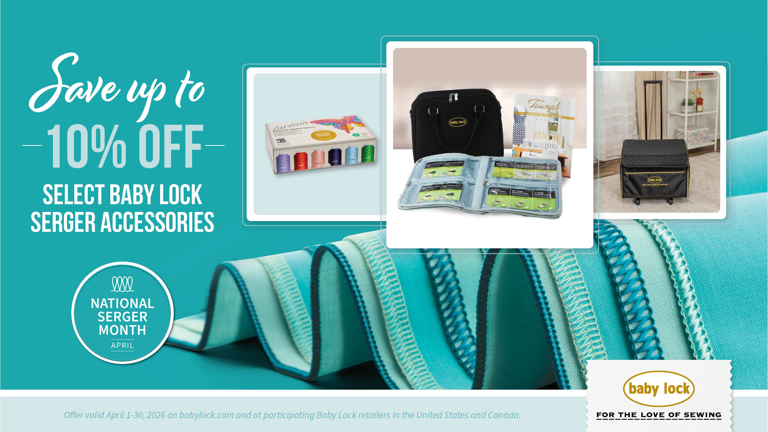 Baby Lock Serger Accessories Now 10% Off