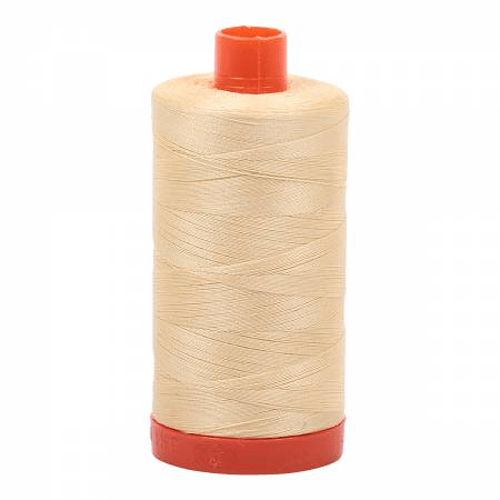 2105 Champagne 50wt Aurifil Thread 1,422 Yards - Nebraska Quilt Company - NT00668