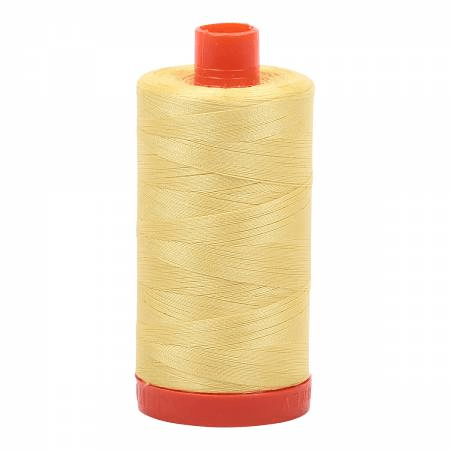 2115 Lemon 50wt Aurifil Thread 1,422 Yards - Nebraska Quilt Company - NT00669