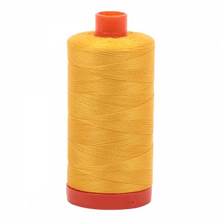 2135 Yellow 50wt Aurifil Thread 1,422 Yards - Nebraska Quilt Company - NT00566