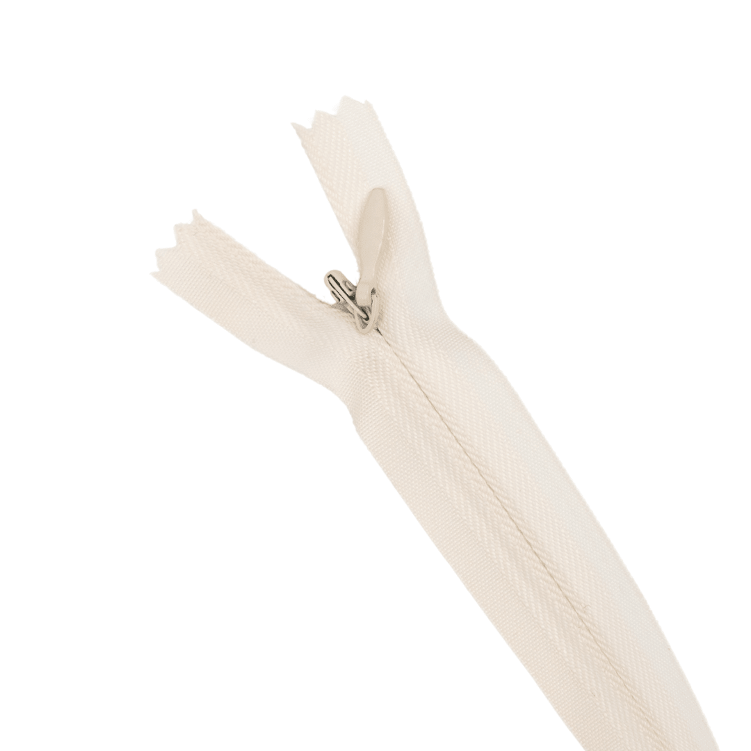 22" Invisible Zipper Ivory White - Nebraska Quilt Company - N2501532