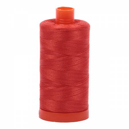 2245 Red Orange 50wt Aurifil Thread 1,422 Yards - Nebraska Quilt Company - NT00517