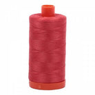 2255 Dark Red Orange 50wt Aurifil Thread 1,422 Yards - Nebraska Quilt Company - NT05969