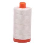 2309 Silver White 50wt Aurifil Thread 1,422 Yards - Nebraska Quilt Company - NT00677