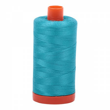 2810 Turquiose 50wt Aurifil Thread 1,422 Yards - Nebraska Quilt Company - NT00534