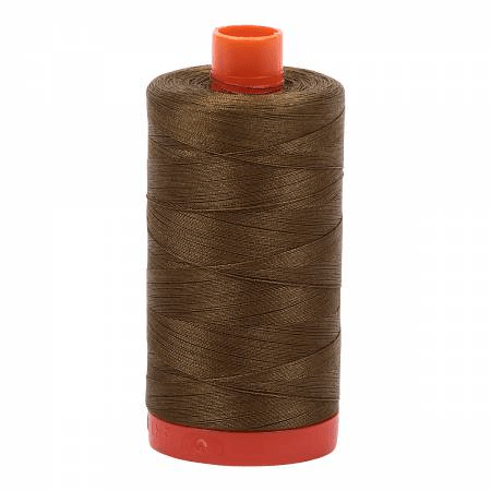 4173 Dark Olive 50wt Aurifil Thread 1,422 Yards - Nebraska Quilt Company - NT00541