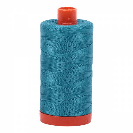 4182 Dark Turquoise 50wt Aurifil Thread 1,422 Yards - Nebraska Quilt Company - NT00591