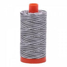 4652 White/Black Variegated 50wt Aurifil Thread 1,422 Yards - Nebraska Quilt Company - NT2403334