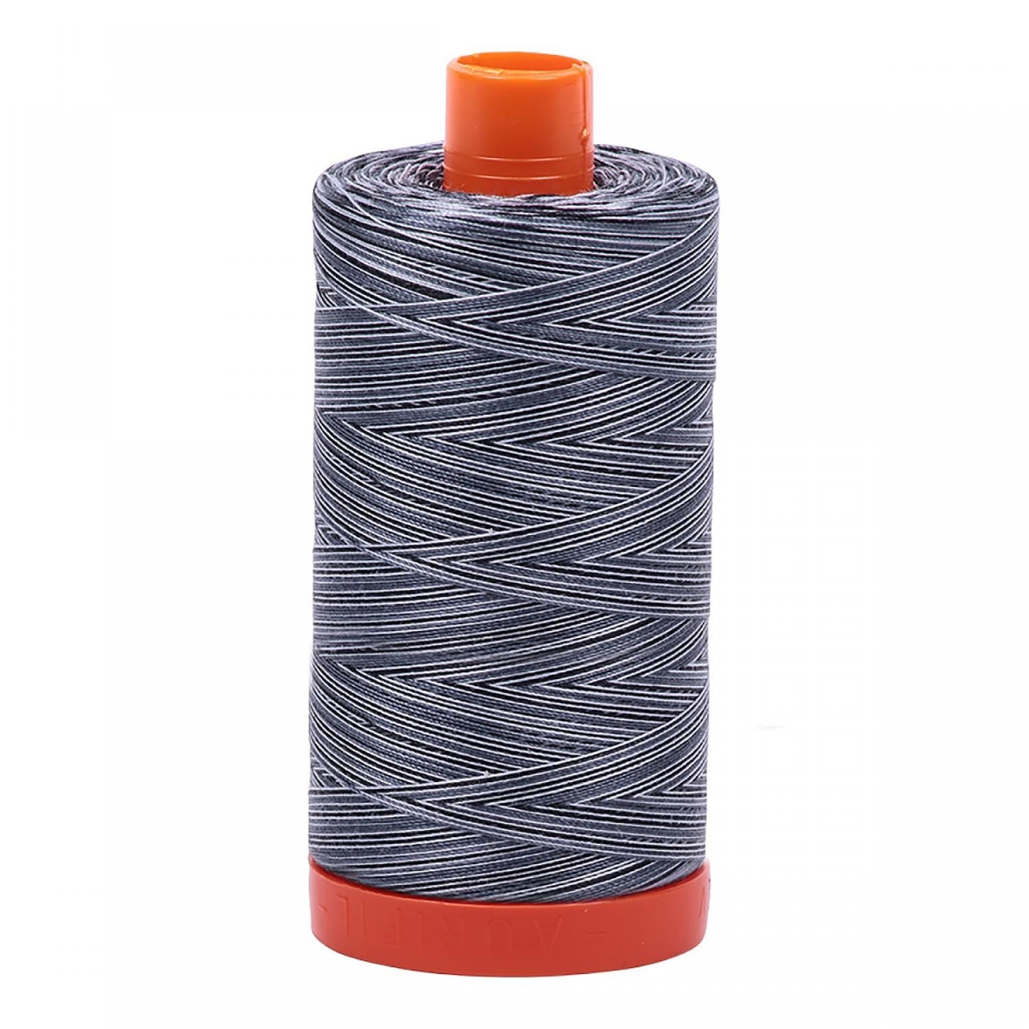 4664 Black Variegated 50wt Aurifil Thread 1,422 Yards - Nebraska Quilt Company - NT2403335