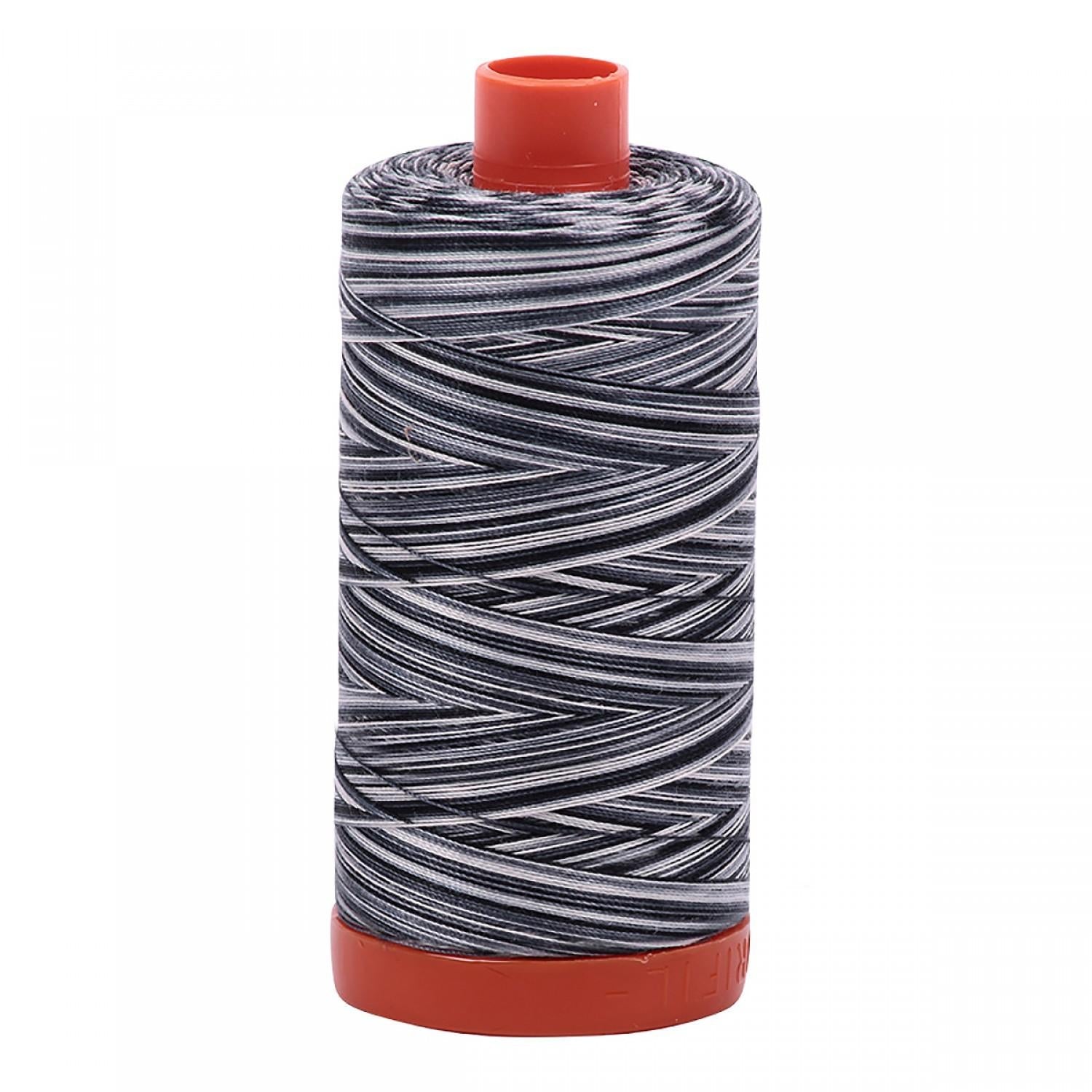 4665 Graphite Variegated 50wt Aurifil Thread 1,422 Yards - Nebraska Quilt Company - NT2403337