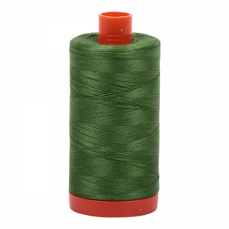 5018 Dark Grass Green 50wt Aurifil Thread 1,422 Yards - Nebraska Quilt Company - NT00594