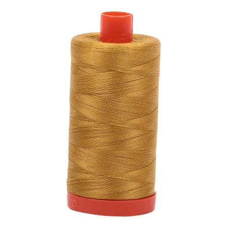 5022 Mustard 50wt Aurifil Thread 1,422 Yards - Nebraska Quilt Company - NT07184
