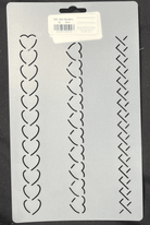 504 - Mini Border .75" - Stencil - Nebraska Quilt Company - N12616